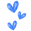 💙 Эмодзи «Синие буквы, цифры, иконки» для Telegram