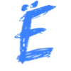 💙 Эмодзи «Синие буквы, цифры, иконки» для Telegram