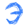 💙 Эмодзи «Синие буквы, цифры, иконки» для Telegram