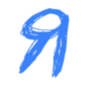 💙 Эмодзи «Синие буквы, цифры, иконки» для Telegram