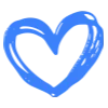 💙 Эмодзи «Синие буквы, цифры, иконки» для Telegram