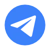 💙 Эмодзи «Синие буквы, цифры, иконки» для Telegram