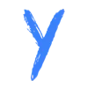 💙 Эмодзи «Синие буквы, цифры, иконки» для Telegram