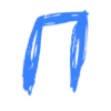 💙 Эмодзи «Синие буквы, цифры, иконки» для Telegram