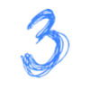💙 Эмодзи «Синие буквы, цифры, иконки» для Telegram