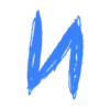 💙 Эмодзи «Синие буквы, цифры, иконки» для Telegram
