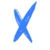 💙 Эмодзи «Синие буквы, цифры, иконки» для Telegram
