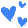 💙 Эмодзи «Синие буквы, цифры, иконки» для Telegram