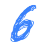💙 Эмодзи «Синие буквы, цифры, иконки» для Telegram