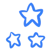 💙 Эмодзи «Синие буквы, цифры, иконки» для Telegram