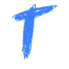 💙 Эмодзи «Синие буквы, цифры, иконки» для Telegram