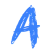 Эмодзи «Синие буквы, цифры, иконки» для Telegram — обложка