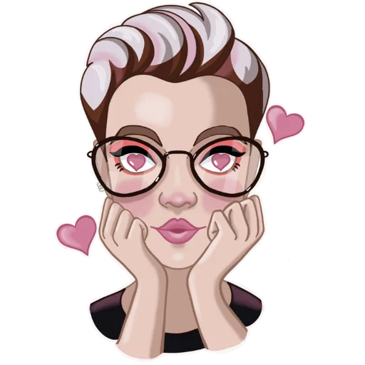 🥰 Стикер «Елена Художник» для Telegram