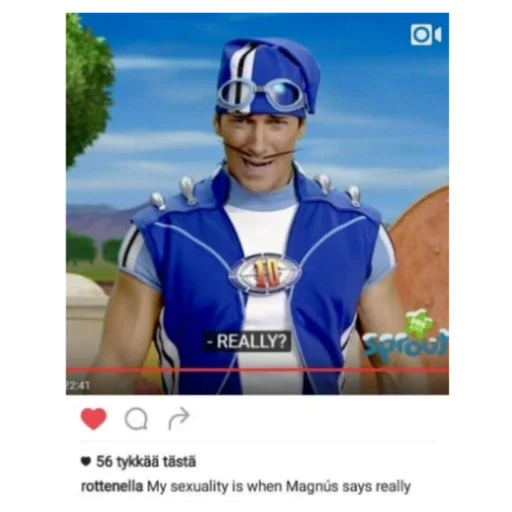 🤭 Стикер «Lazy Town» для Telegram