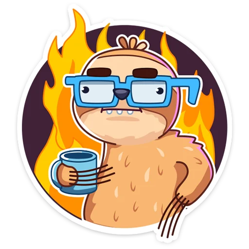 🤓 Стикер «Lenny» для Telegram