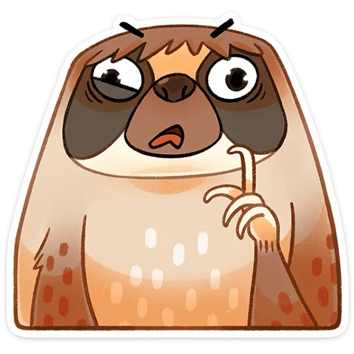 🤔 Стикер «Ленни» для Telegram