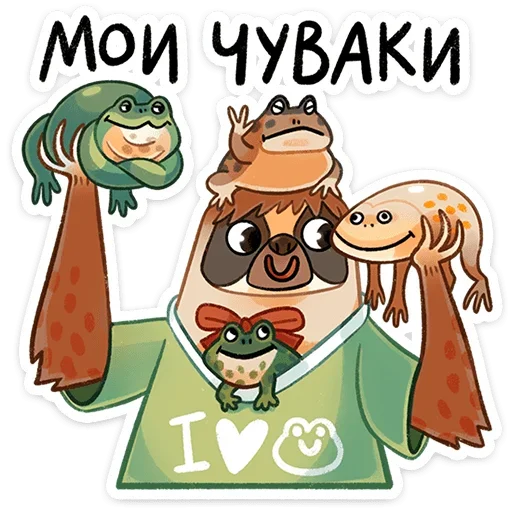 🐸 Стикер «Ленни» для Telegram