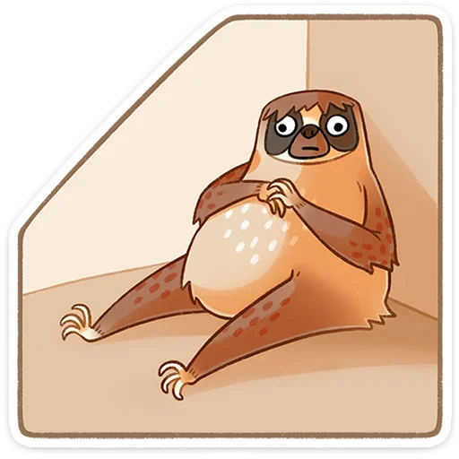😕 Стикер «Ленни» для Telegram