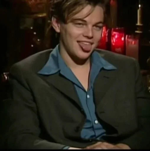 😃 Стикер «Leo Dicaprio 90s» для Telegram
