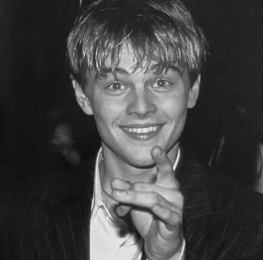 😄 Стикер «Leo Dicaprio 90s» для Telegram