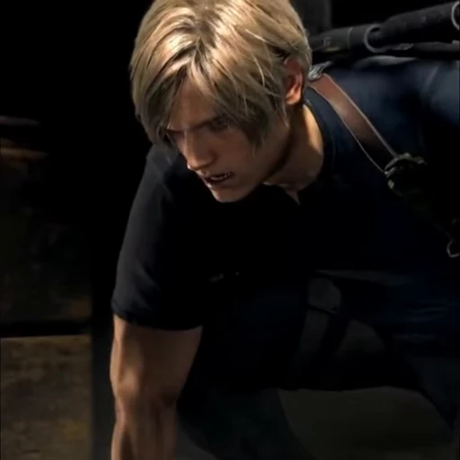 ☂ Стикер «Leon Kennedy RE4 remake&;» для Telegram