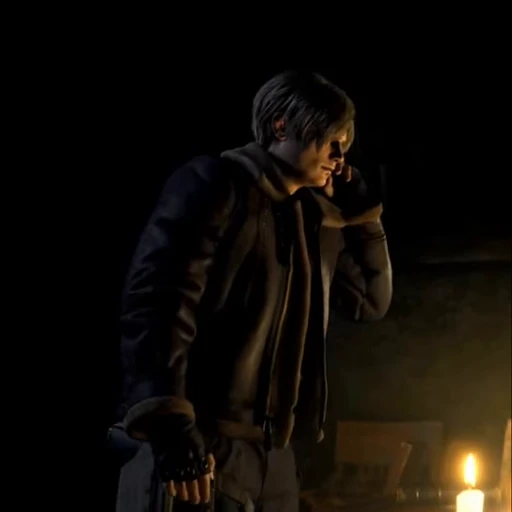 ☂ Стикер «Leon Kennedy RE4 remake&;» для Telegram