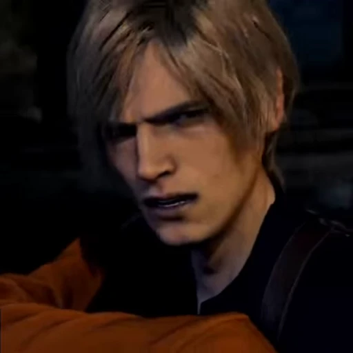 ☂ Стикер «Leon Kennedy RE4 remake&;» для Telegram