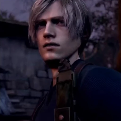 ☂ Стикер «Leon Kennedy RE4 remake&;» для Telegram