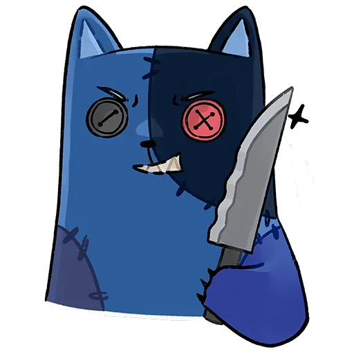 👿 Стикер «КОТ ЛЕОНАРД» для Telegram
