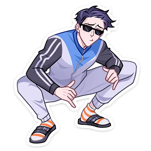 😎 Стикер «Лёня» для Telegram