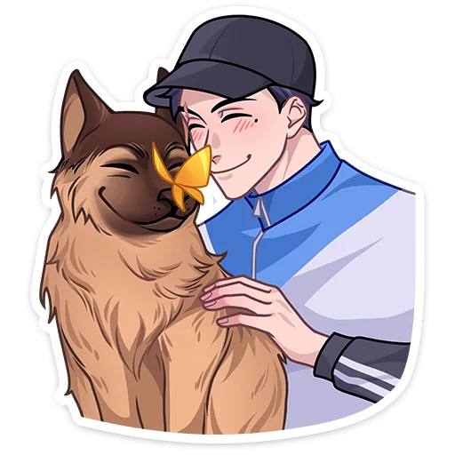 🦋 Стикер «Лёня» для Telegram