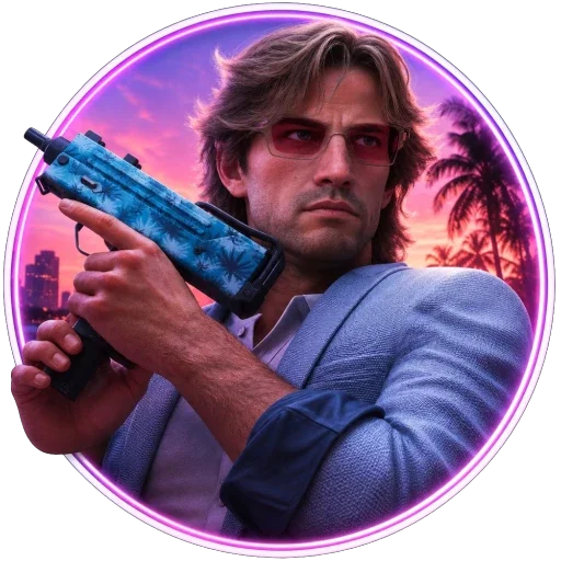 🔫 Стикер «GTA 6» для Telegram