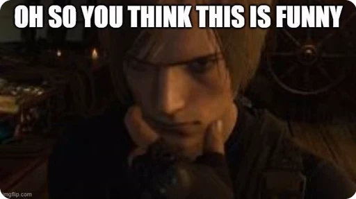 😂 Стикер «Leon Kennedy» для Telegram