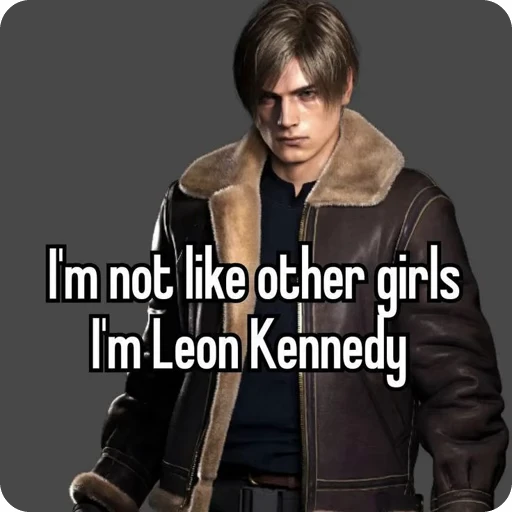 😠 Стикер «Leon Kennedy» для Telegram