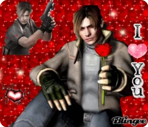 🌹 Стикер «Leon Kennedy» для Telegram
