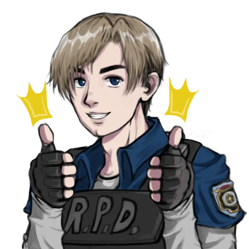 👍 Стикер «Leon S. Kennedy» для Telegram