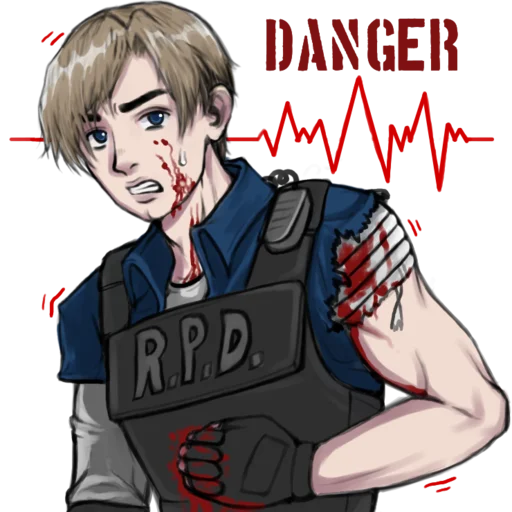 🤕 Стикер «Leon S. Kennedy» для Telegram