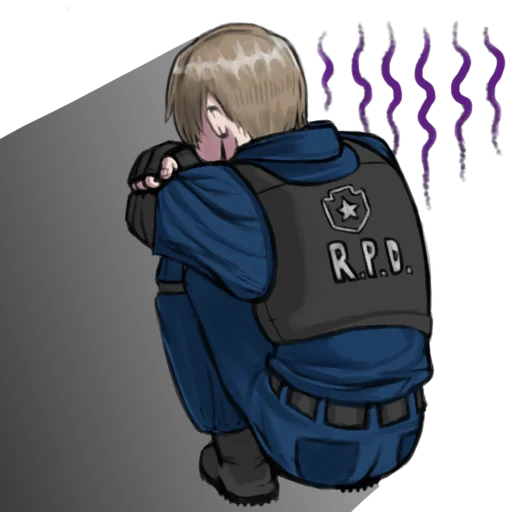 😞 Стикер «Leon S. Kennedy» для Telegram