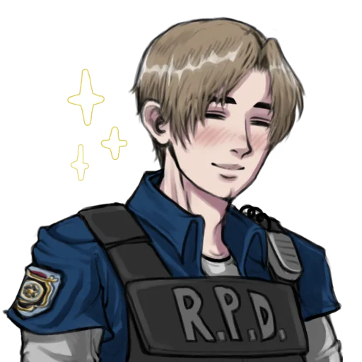 😊 Стикер «Leon S. Kennedy» для Telegram