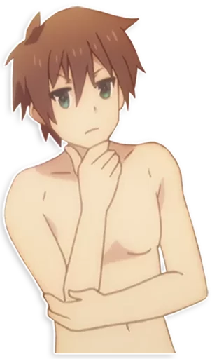 🤔 Стикер «lepaAnime1» для Telegram