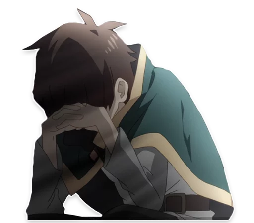 😔 Стикер «lepaAnime1» для Telegram