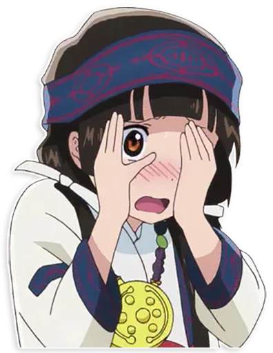 😶 Стикер «lepaAnime2» для Telegram
