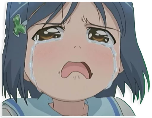 😭 Стикер «lepaAnime2» для Telegram