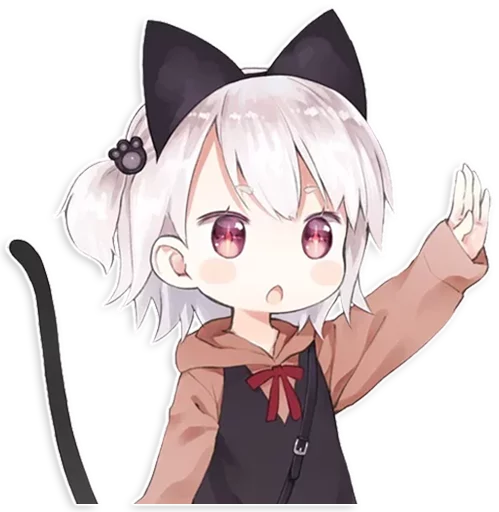 🙋 Стикер «lepaAnime2» для Telegram