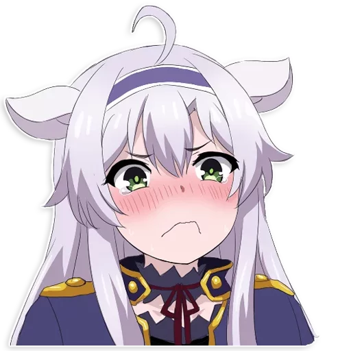 😰 Стикер «lepaAnime3» для Telegram