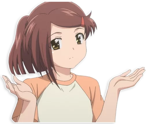 🤷 Стикер «lepaAnime3» для Telegram
