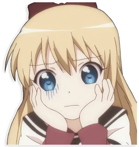 😐 Стикер «lepaAnime3» для Telegram