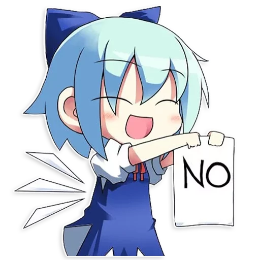 🙅 Стикер «lepaAnime3» для Telegram