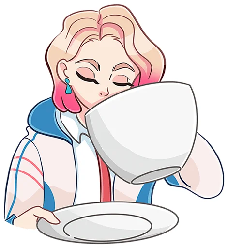 ☕ Стикер «Лера без надписей» для Telegram