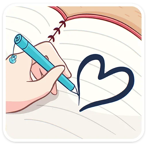❤ Стикер «Лера без надписей» для Telegram